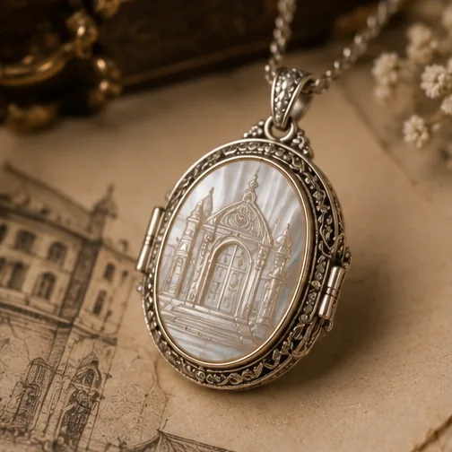 Sunheri Kothi Locket